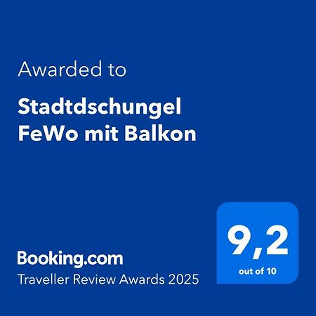 Stadtdschungel FeWo mit Balkon Cottbus Exterior foto