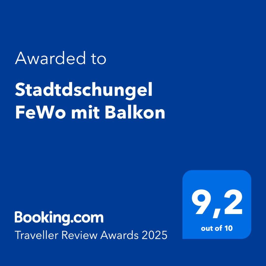 Stadtdschungel FeWo mit Balkon Cottbus Exterior foto